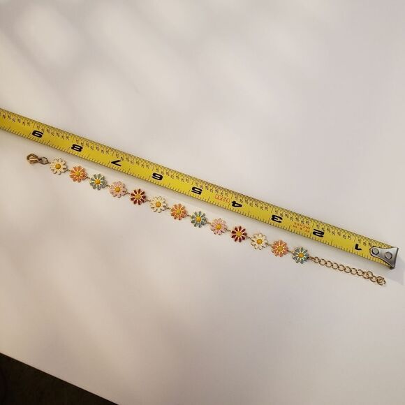 Floral Charm Bracelet in Multicolor - Picture 2 of 2